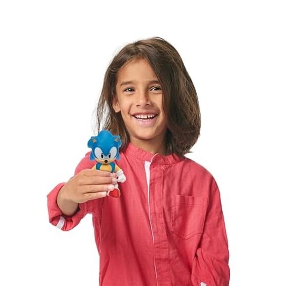 Heroes of Goo Jit Zu Sonic the Hedgehog Glow Surge Sonic Stretch Figure NWT - Picture 6 of 6